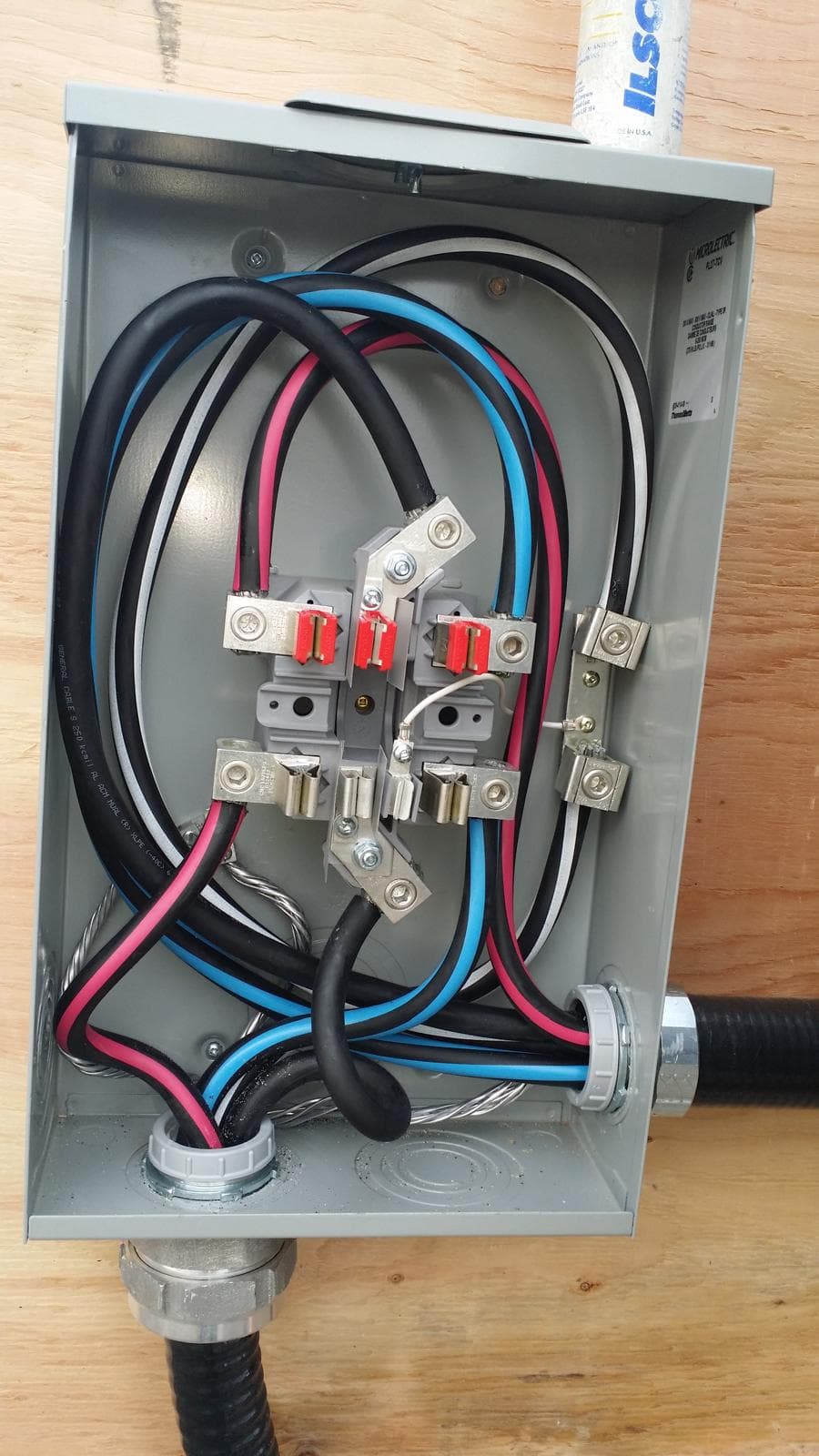 Calgary commercial electrician three-phase dry transformer wiring installation